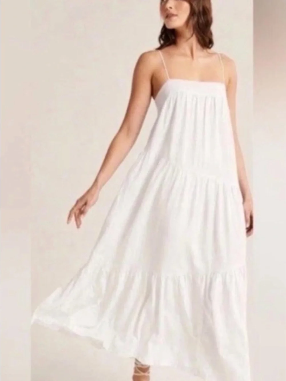 Abercrombie & fitch tiered maxi dress size medium